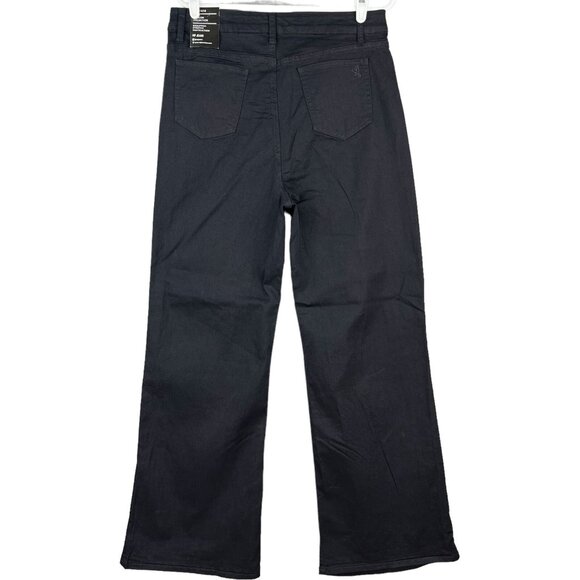 NWT VIP JEANS Womens Black Pants Size 15/16 Sculpting Boot Cut Stretch High Rise - Picture 2 of 10